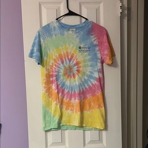 Simply Southern Rainbow Spiral Tee